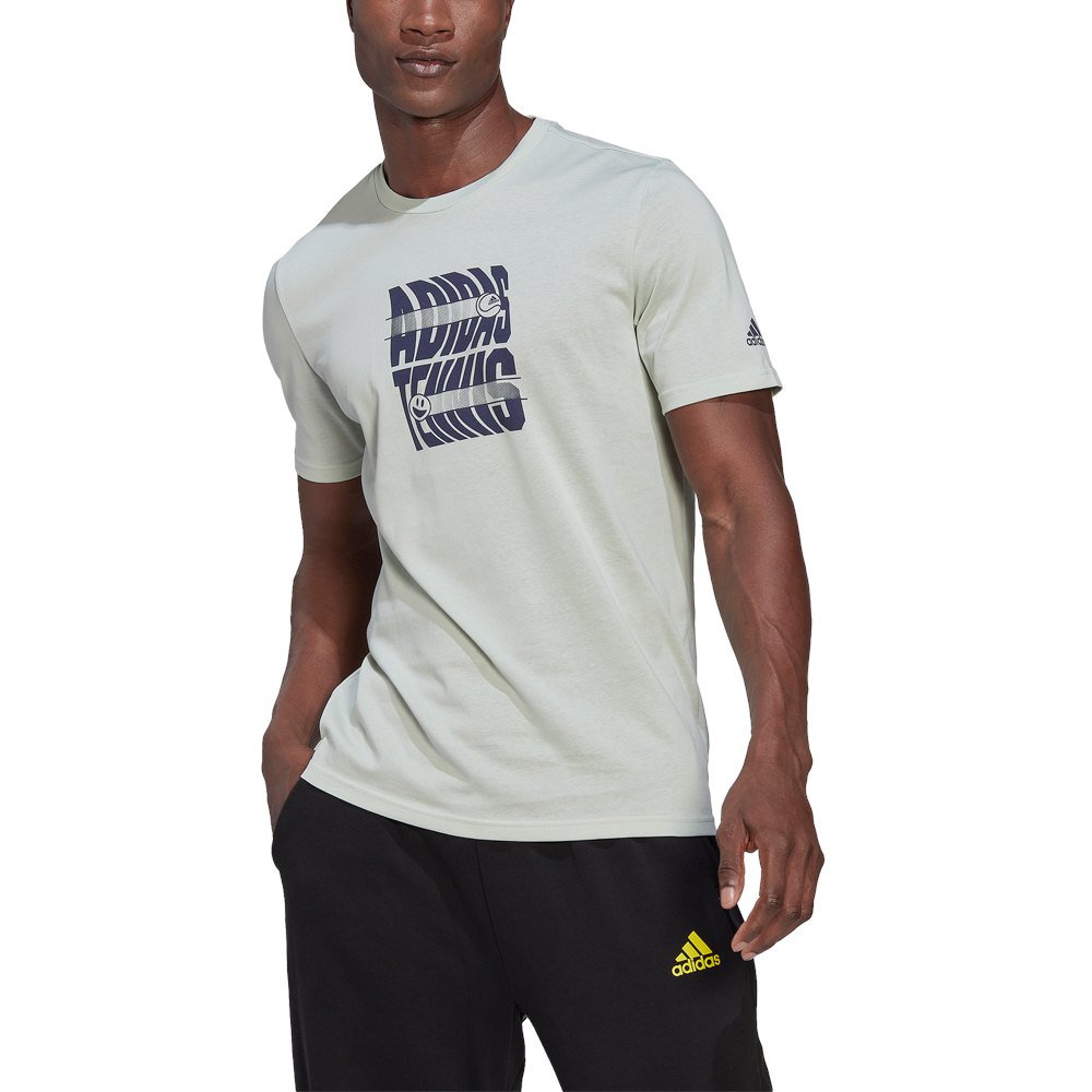 Adidas Wmb In Graphic Short Sleeve T-shirt Blanc L