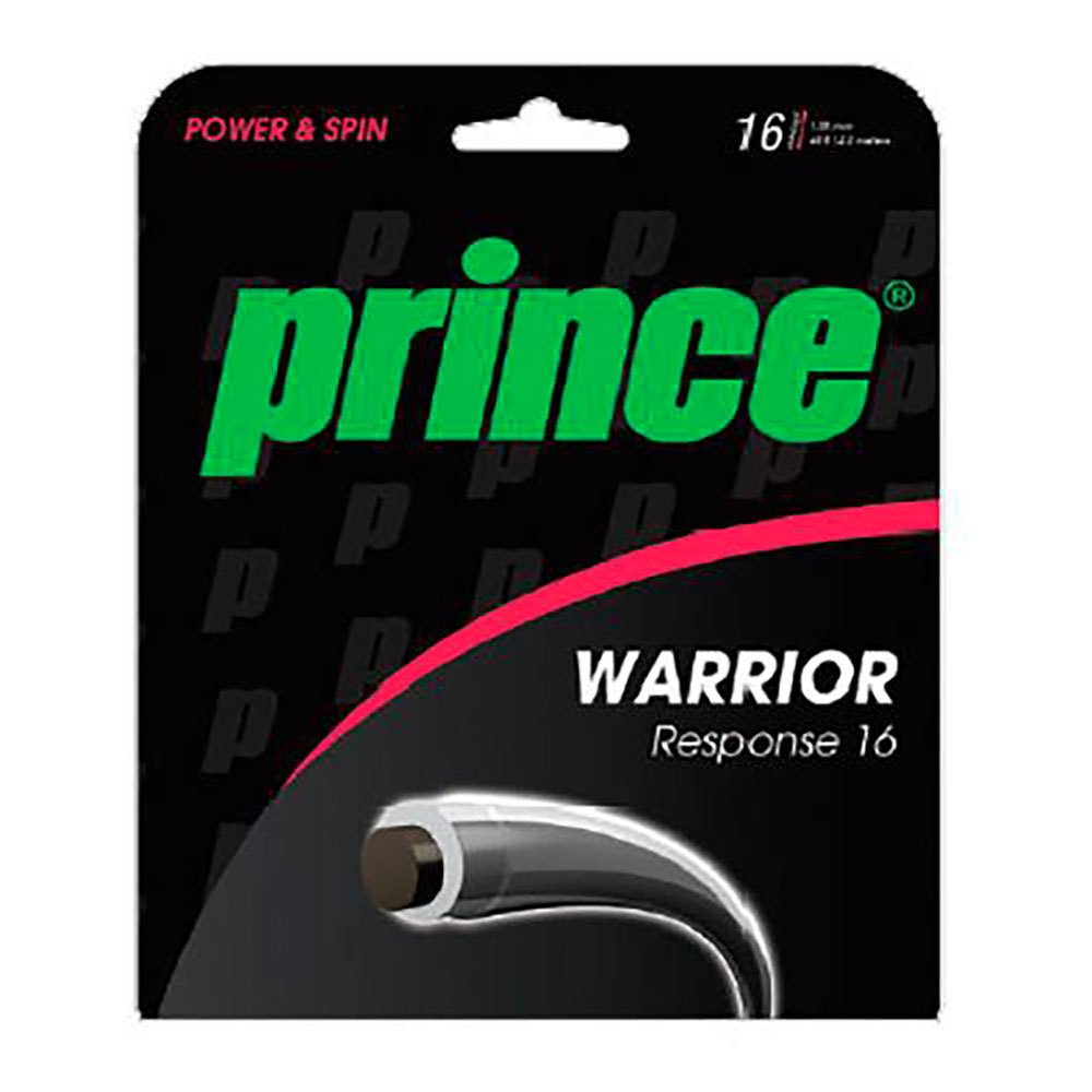 Prince Warrior Response 12 M Tennis Single String Noir 1.30 mm