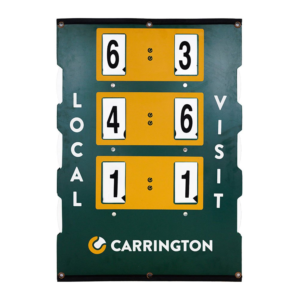 Carrington French Tennis Court Scoreboard Orange 82 x 58 cm