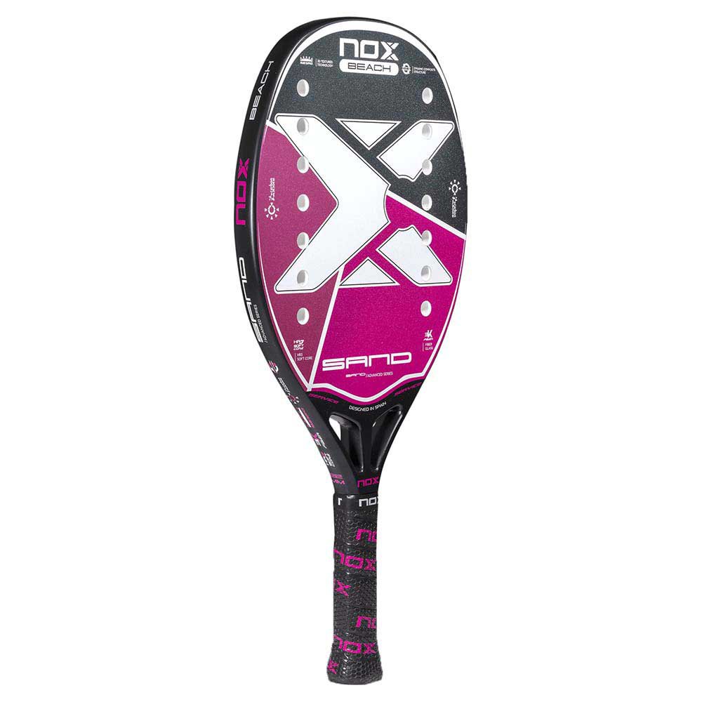 Nox Advanced Sand Purple Beach Tennis Racket Rose