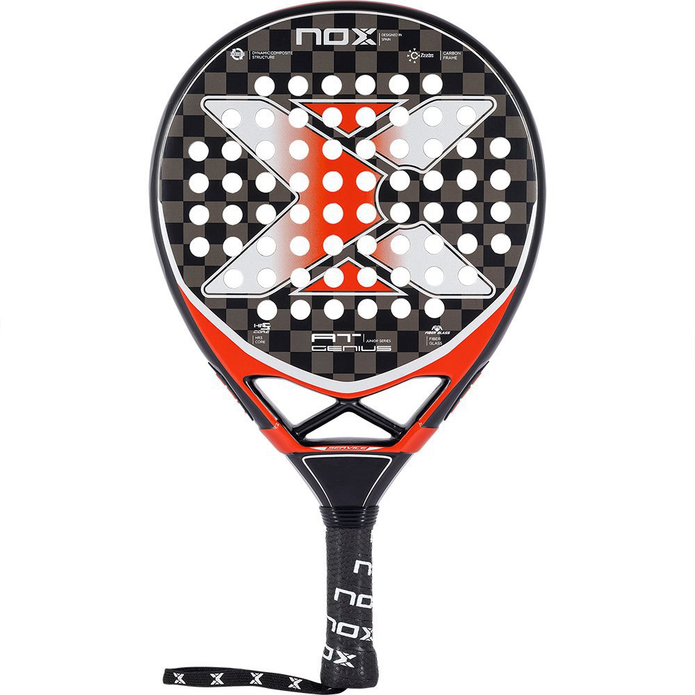 Nox At10 Genius By Agustin Tapia Youth Padel Racket Argenté 335-345 gr