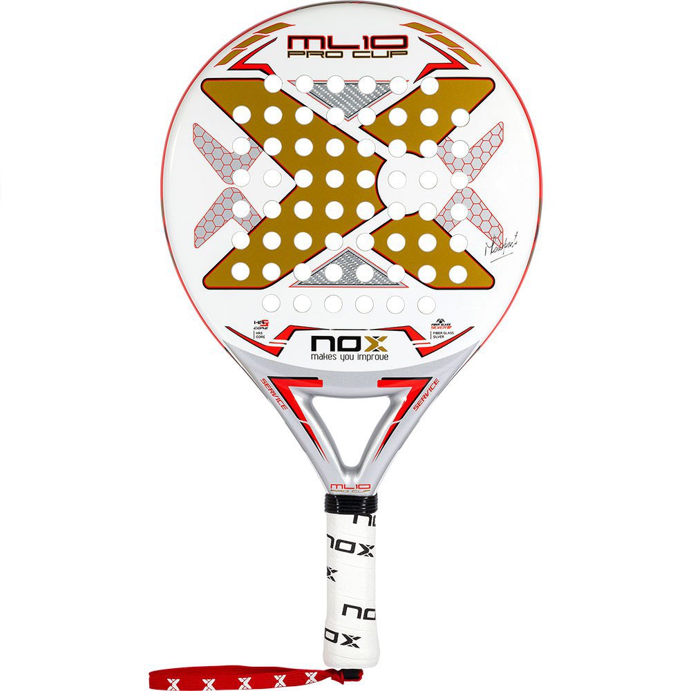 Nox Ml10 Pro Cup Coorp Padel Racket Doré 360-375 gr