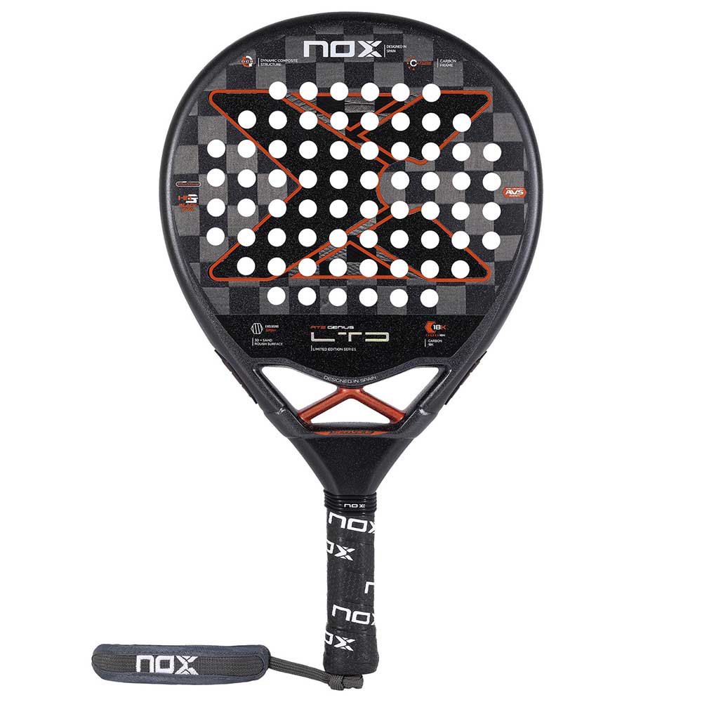 Nox Pack At Genius Limited Edition 23 Padel Racket Argenté 360-375 gr
