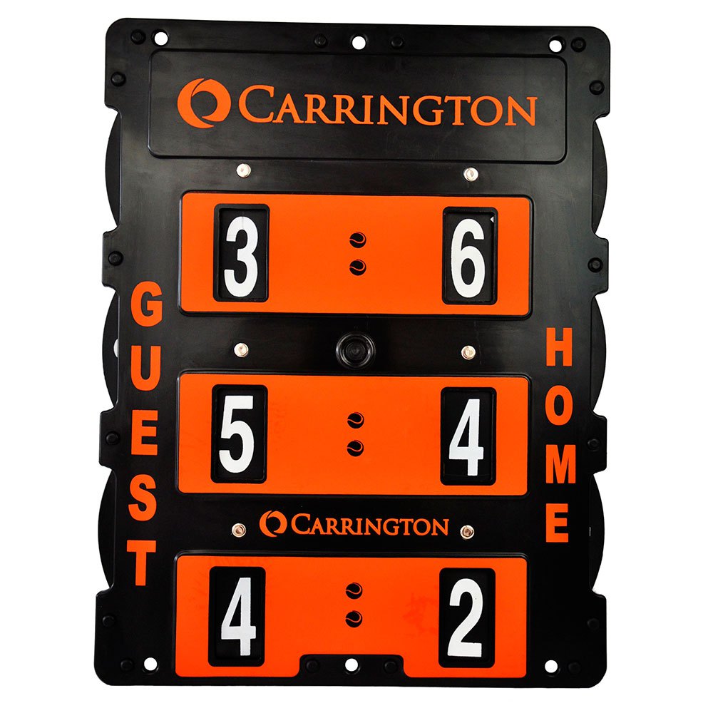 Carrington English Tennis Court Scoreboard Orange 60x46 cm