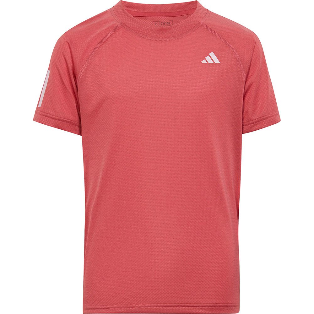 Adidas Club Short Sleeve T-shirt Rouge 11-12 Years Garçon