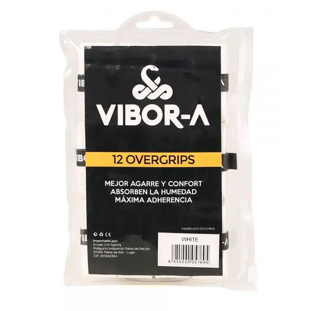 Vibora Perforated Overgrip 12 Units Blanc