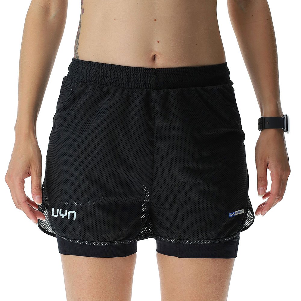 Uyn Padel Series 2 In 1 Shorts Noir M Femme
