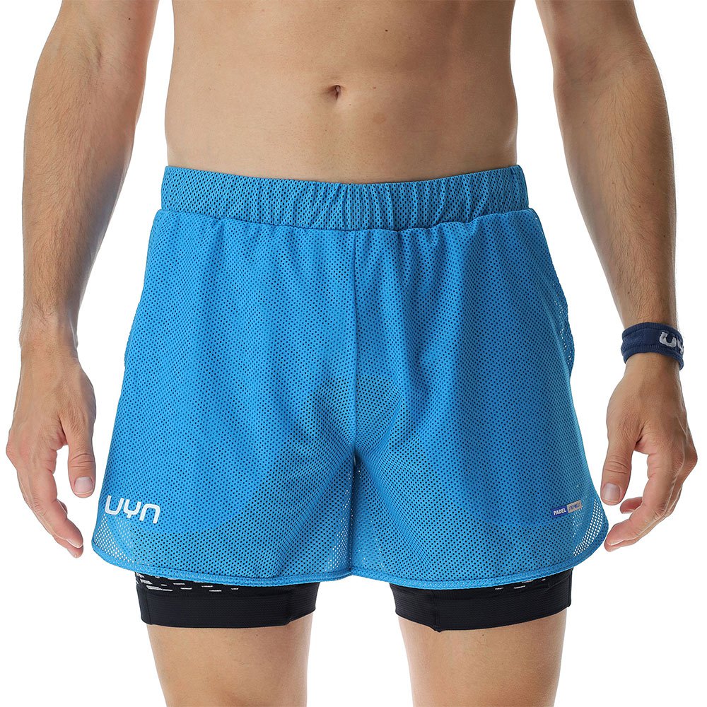 Uyn Padel Series 2 In 1 Shorts Bleu 2XL Homme