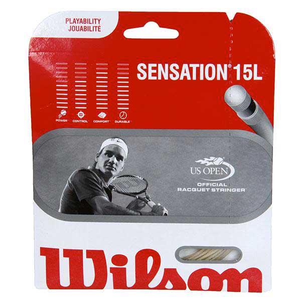 Wilson Corde Simple De Tennis Sensation 12.2 M 1.30 mm Natural