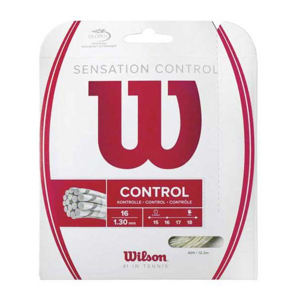 Wilson Sensation Control 12.2 M Tennis Single String Rouge,Blanc 1.30 mm