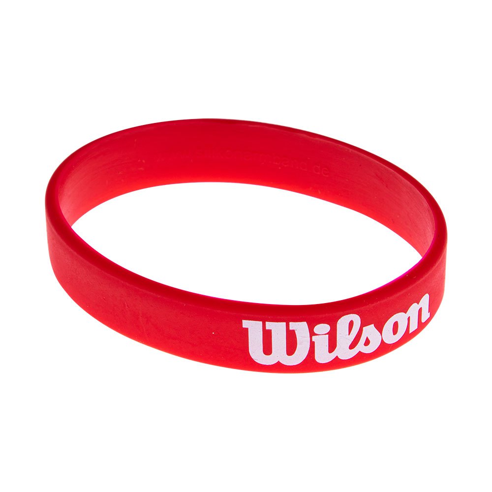 Wilson Logo Wristband Rouge