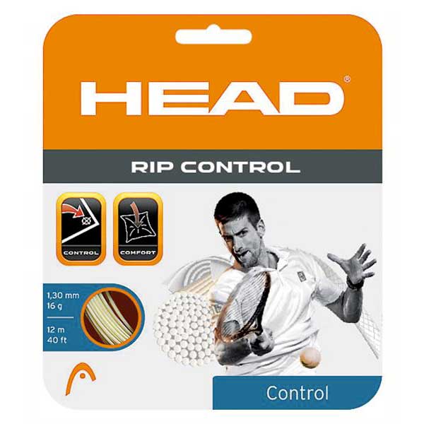 Head Racket Rip Control 12 M Tennis Single String Orange 1.20 mm