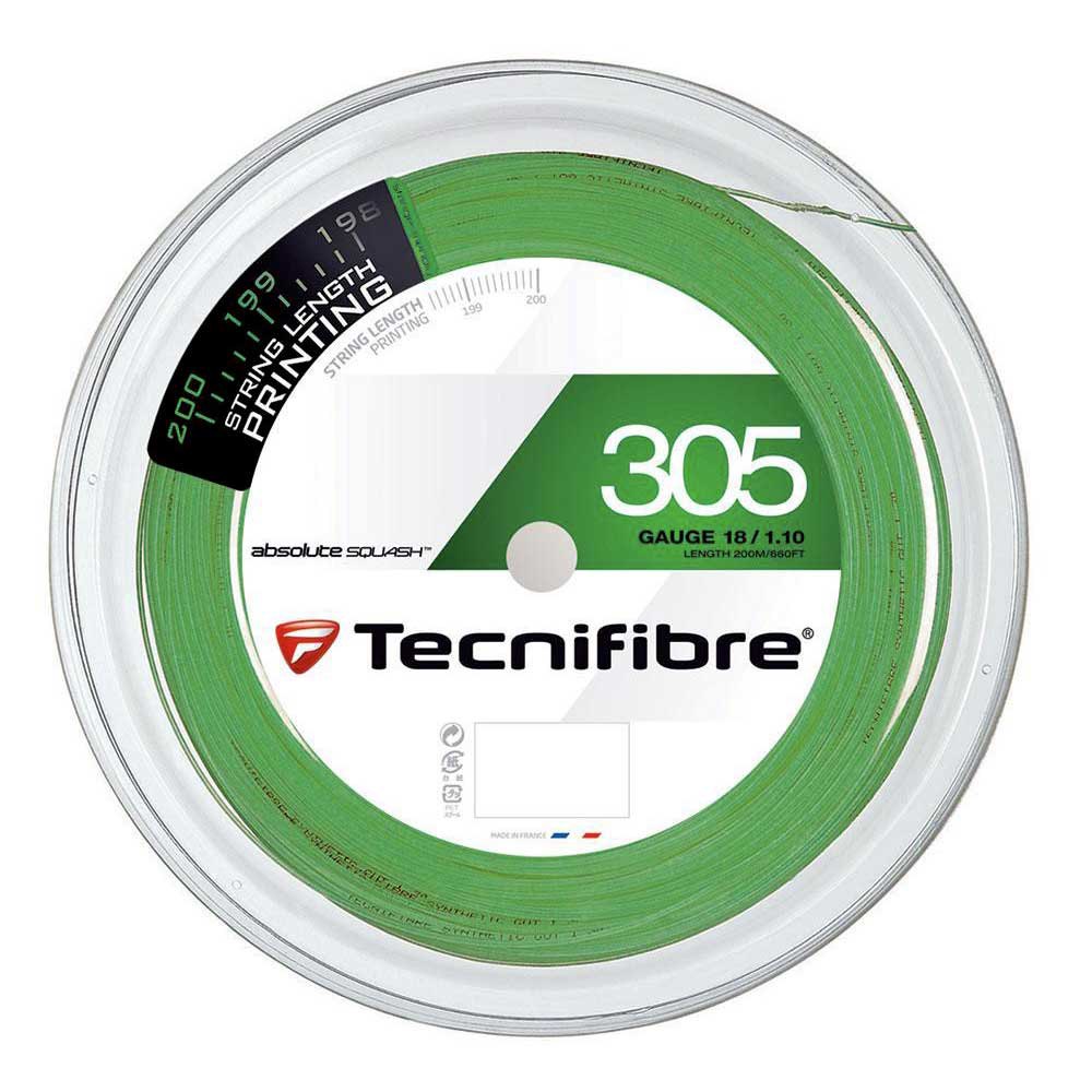 Tecnifibre Corde De Bobine De Squash 305 200 M 1.10 mm Green