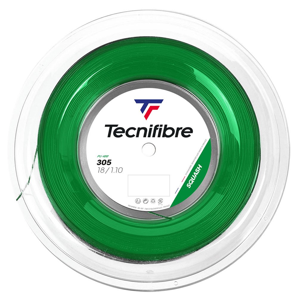 Tecnifibre Corde De Bobine De Squash 305 200m 1.10 mm Green