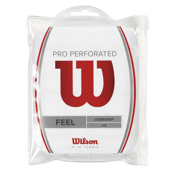 Wilson Surgrip Tennis Pro Perforated 12 Unités One Size White