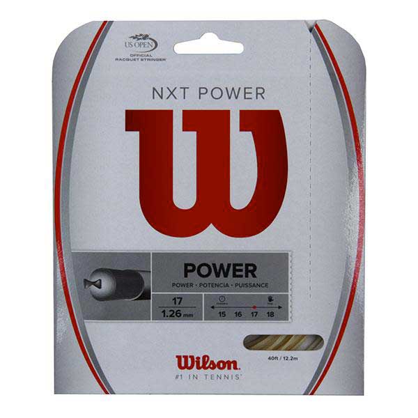 Wilson Nxt Power 12 M Tennis Single String Beige 1.30 mm