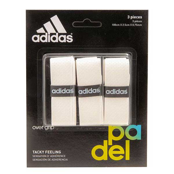 Adidas Padel Surgrip Padel Tacky Feeling 3 Unités One Size White