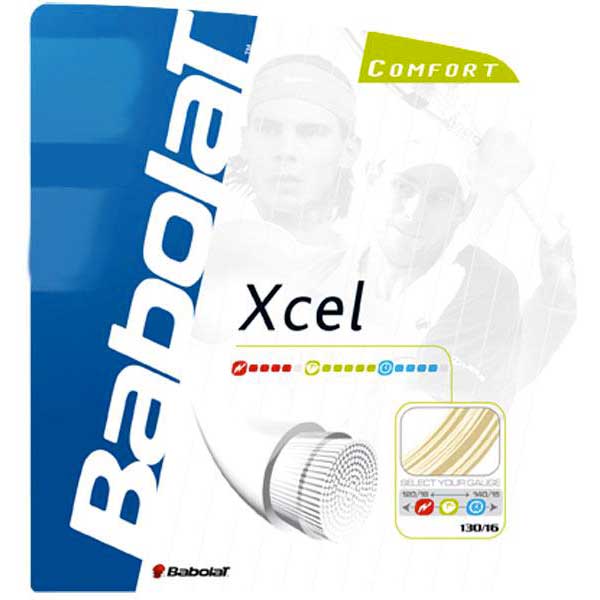 Babolat Xcel 12 M Tennis Single String Beige 1.30 mm