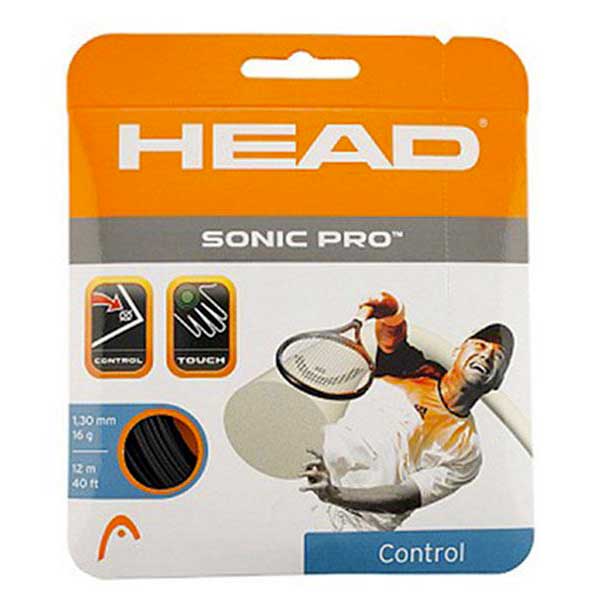 Head Racket Corde Simple De Tennis Sonic Pro 12 M 1.25 mm Black
