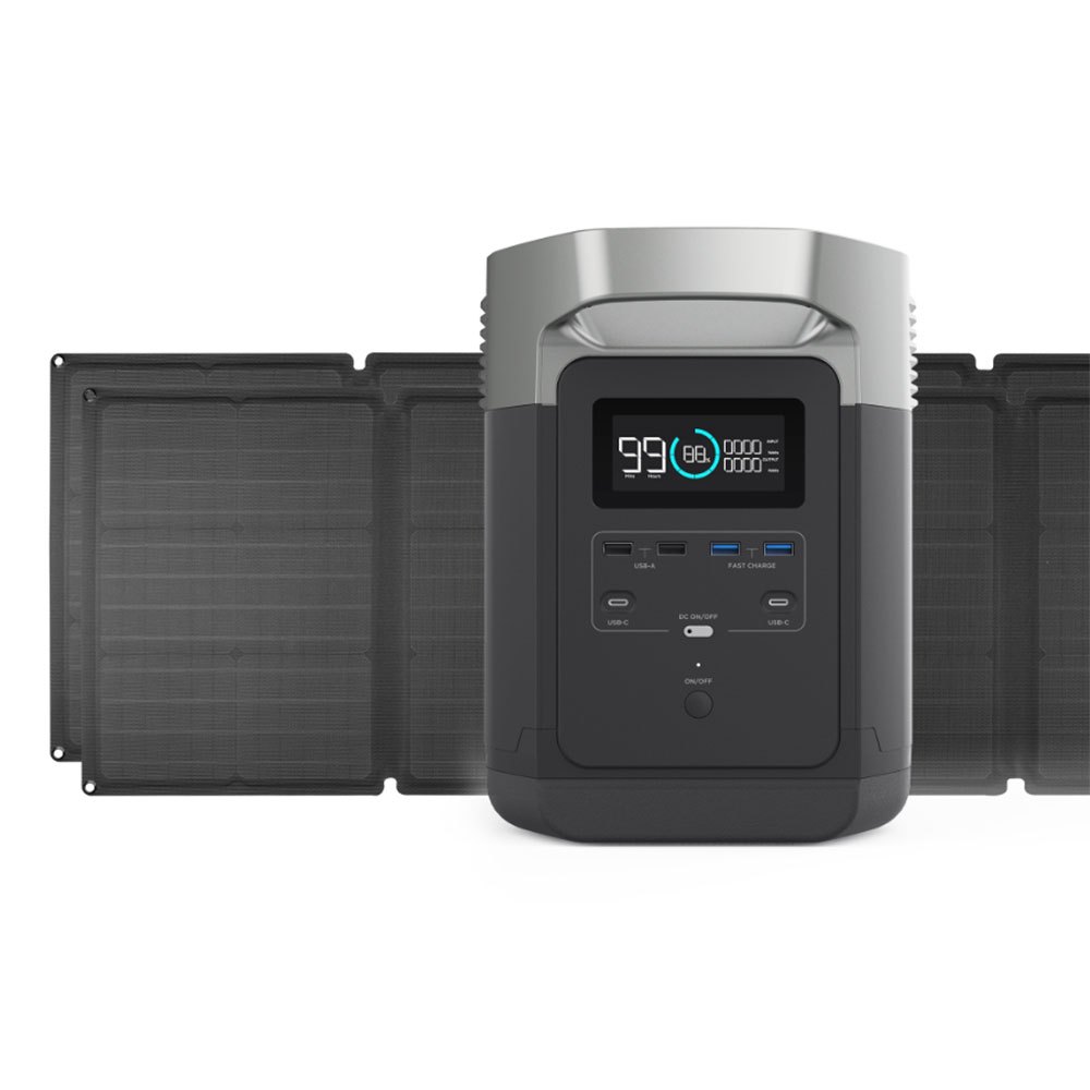 Batteries et chargeurs Delta International And 2x 110w Solar Panel