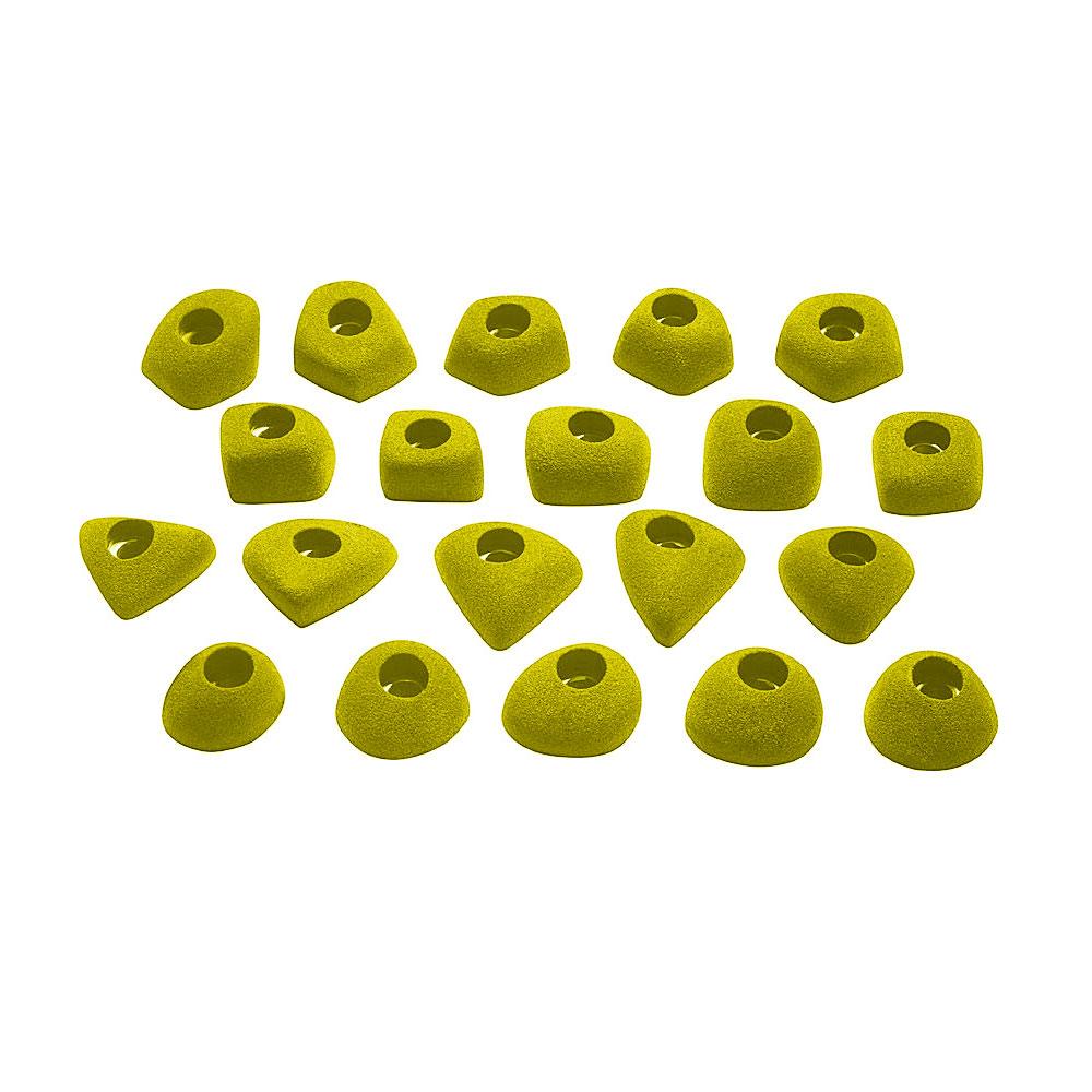 Ocun Footholds Set 1 Bolt On One Size Yellow