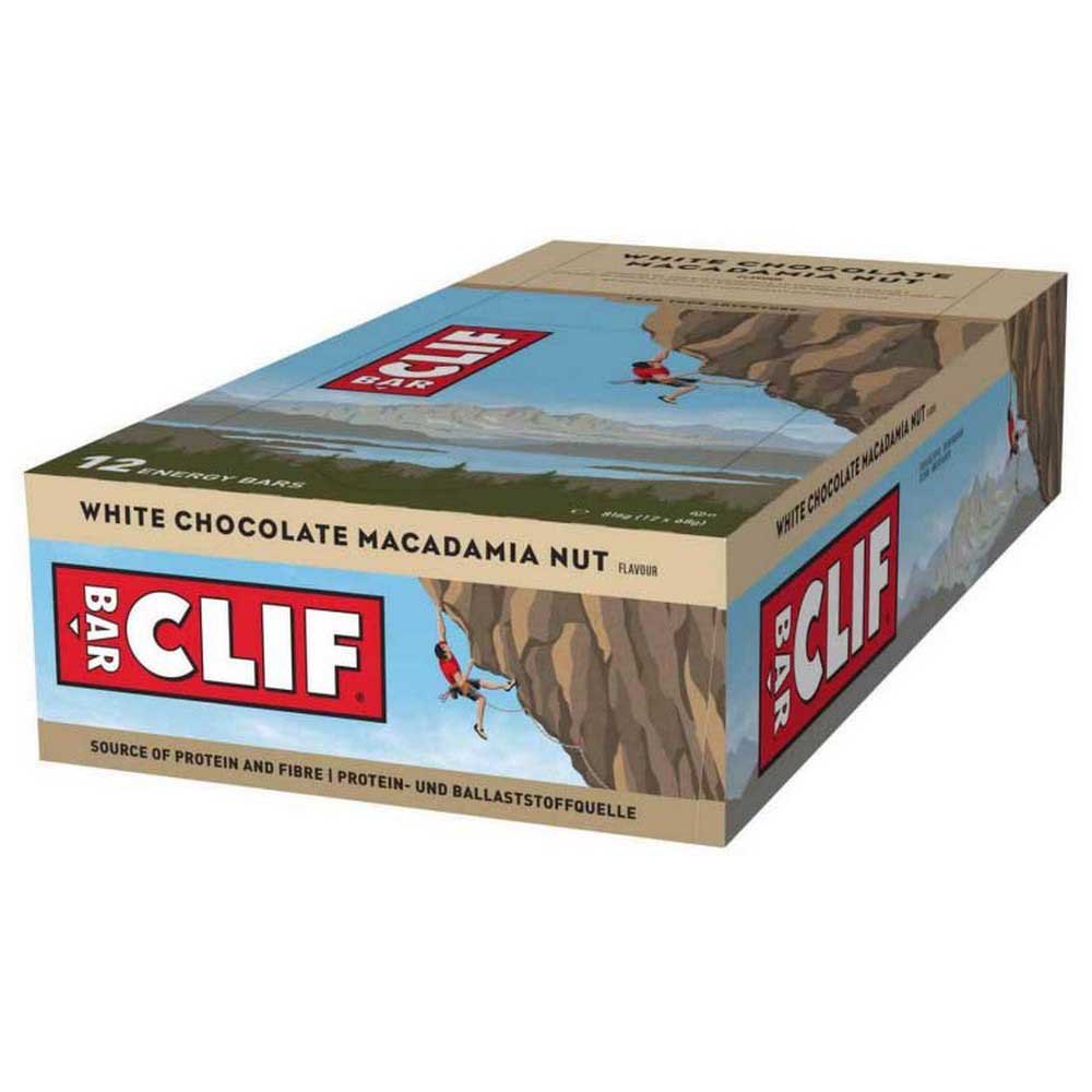 Clif 12 Units White Chocolate&macadamia Nuts One Size