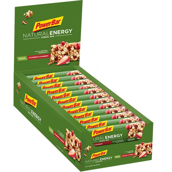 Powerbar Natural Energy 40gr 24 Units Strawberry&cranberry One Size