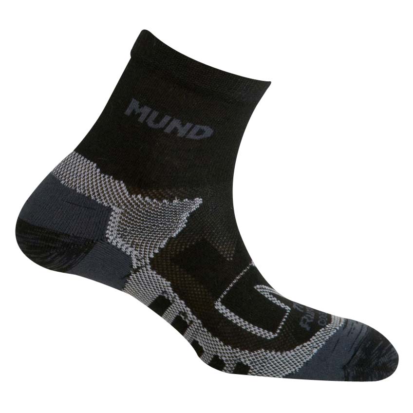 Mund Socks Trail Running EU 42-45 Black / Grey