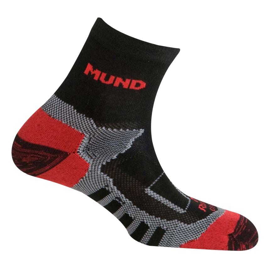Mund Socks Trail Running EU 42-45 Black / Red