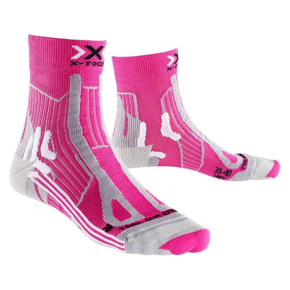 X-socks Trail Run Energy EU 35-36 Pink / Grey Pearl