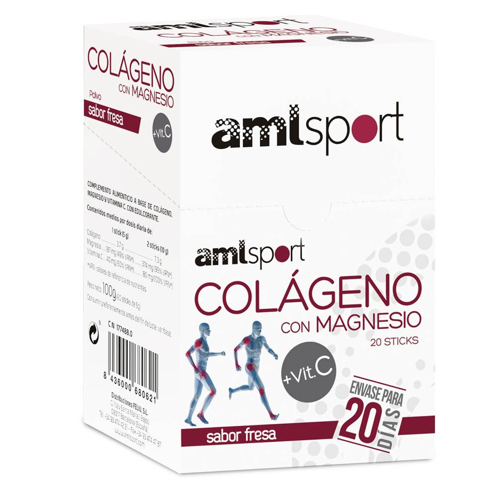 Ana Maria Lajusticia Collagen With Magnesium And C-vitamin 20 Units Strawberry One Size