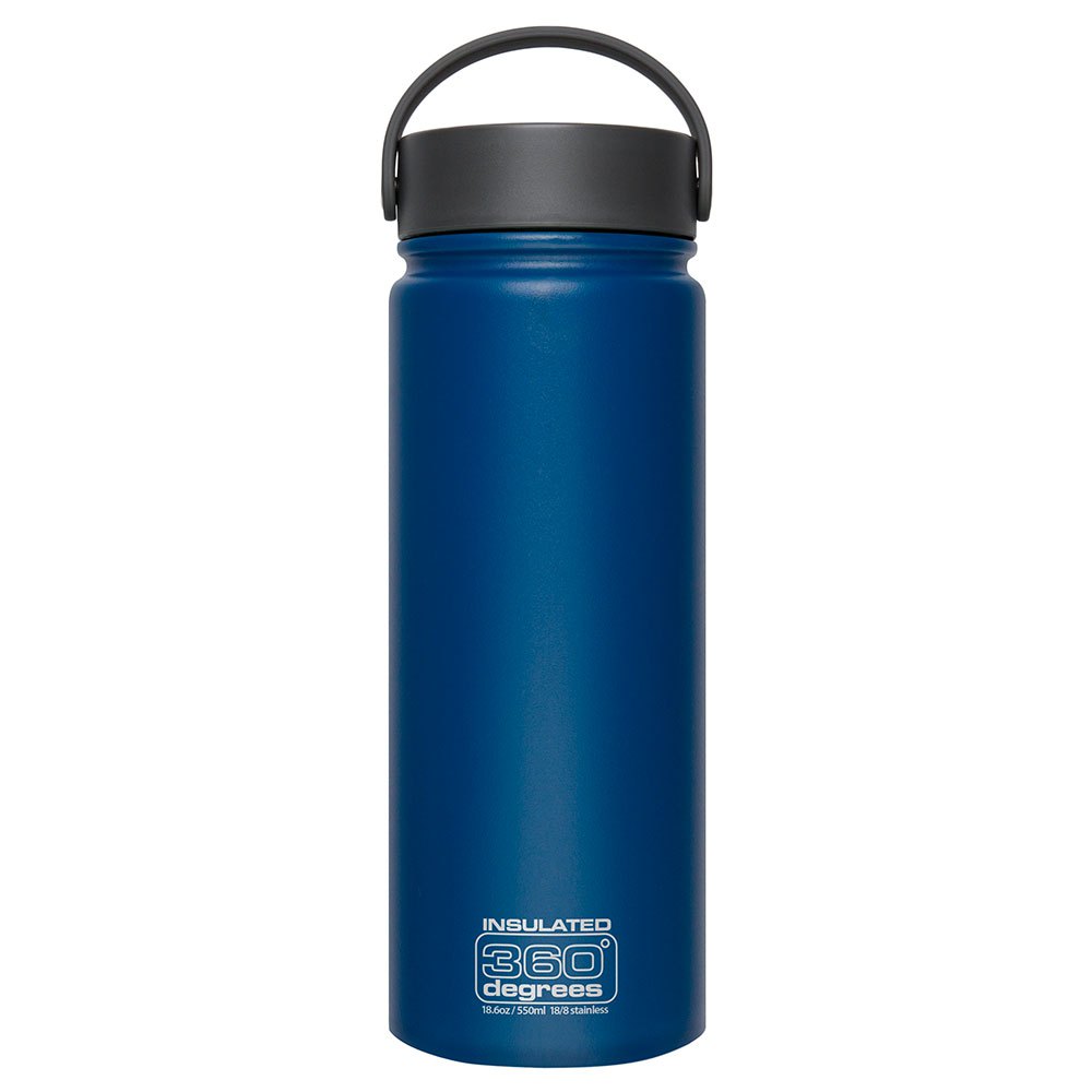 360 Degrees Wide Mouth Insulated 550ml One Size Dark Blue