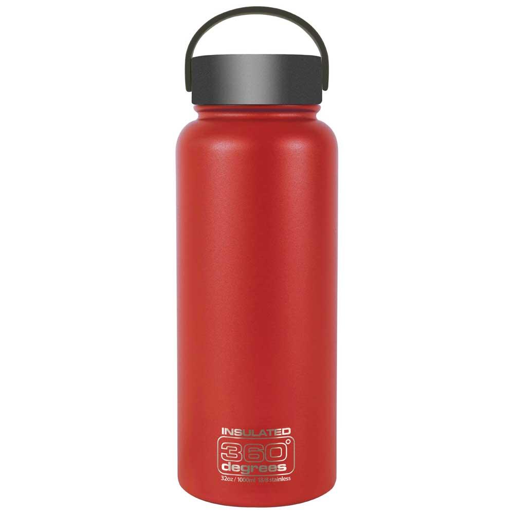 360 Degrees Wide Mouth Insulated 1l One Size Red