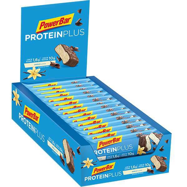 Powerbar Protein Plus Low Sugar 35gr 30 Units Vanilla One Size