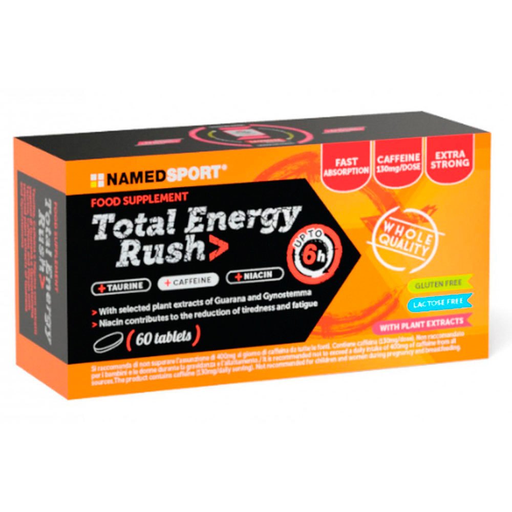 Named Sport Total Energy Rush 60 Units Without Flavour One Size
