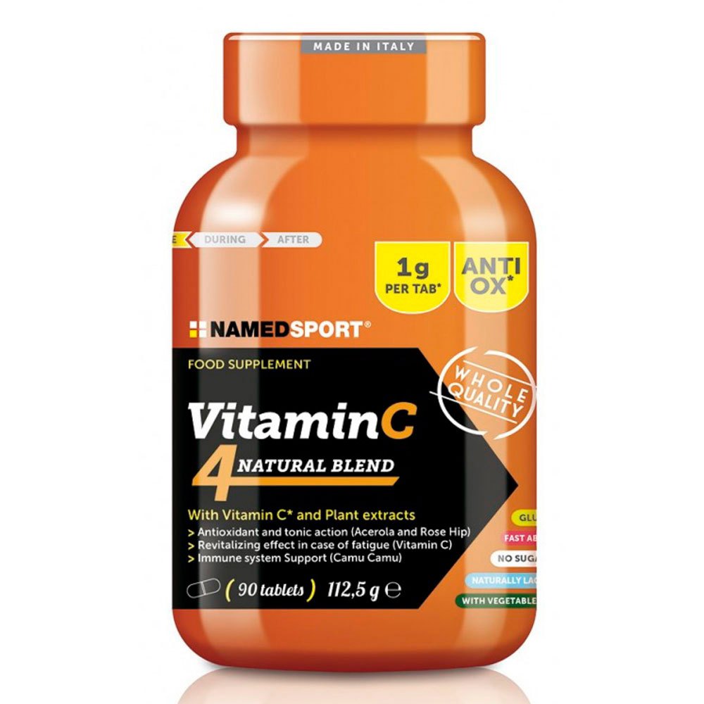 Named Sport C-vitamin 4 Natural Blend 90 Units Without Flavour One Size