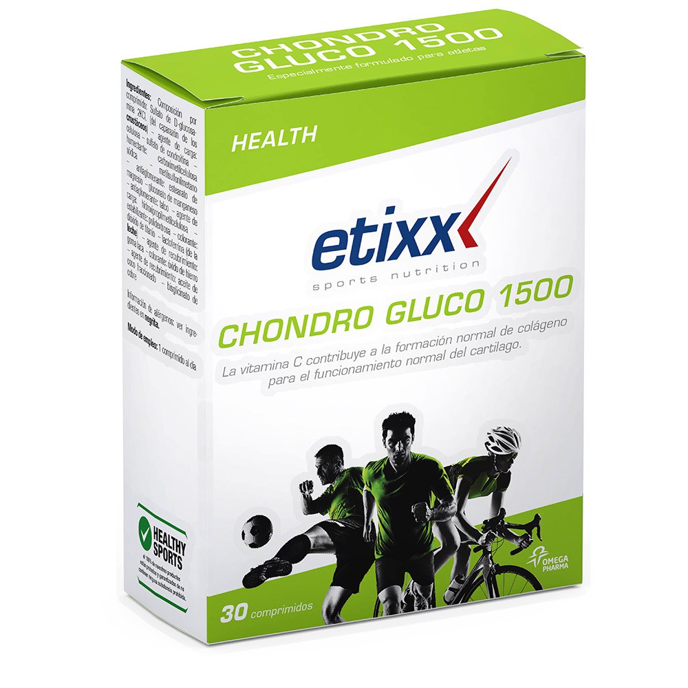 Etixx Chondro Gluco 1500 30 Units Without Flavour One Size