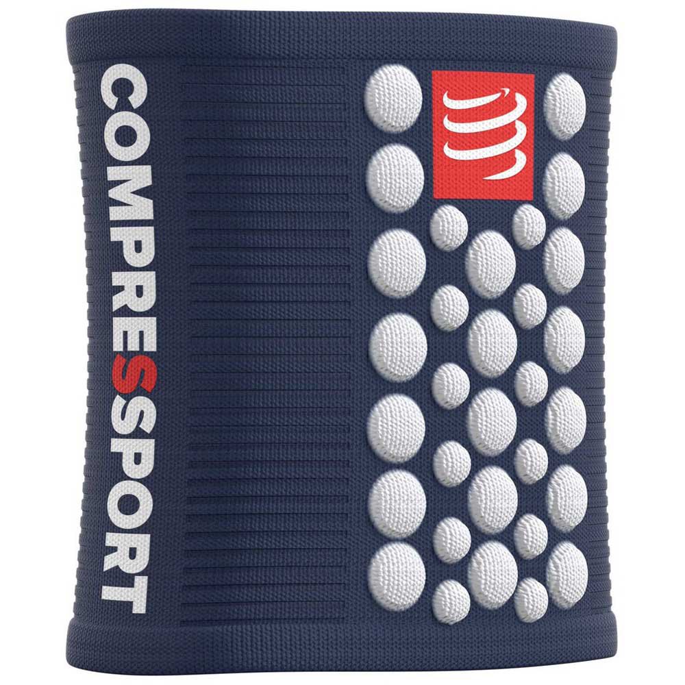Compressport Sweatbands 3d Dots One Size Blue / White