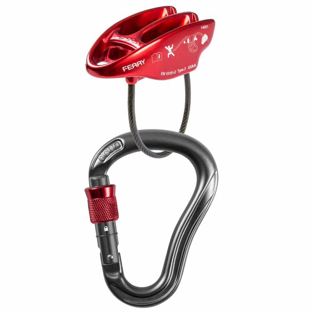 Ocun Belay Set Eagle/ferry One Size Anthracite / Red
