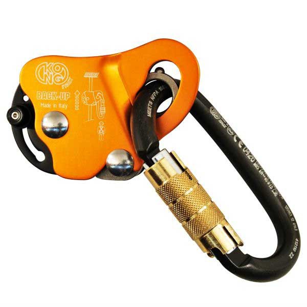 Kong Back Up Ovalone Carbon Twist Lock One Size Orange / Black