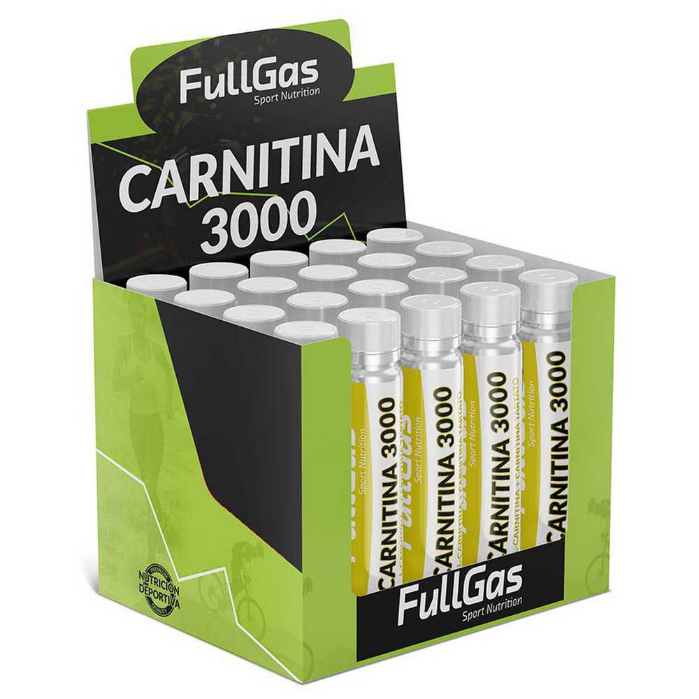 Fullgas Carnitine 25ml 20 Units Without Flavour One Size