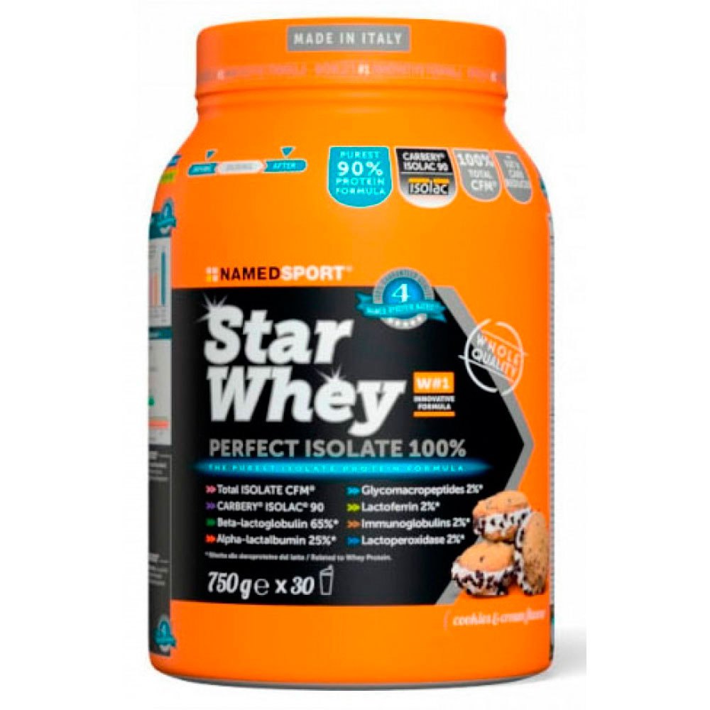 Named Sport Star Whey Isolate 750gr Cookie&cream One Size
