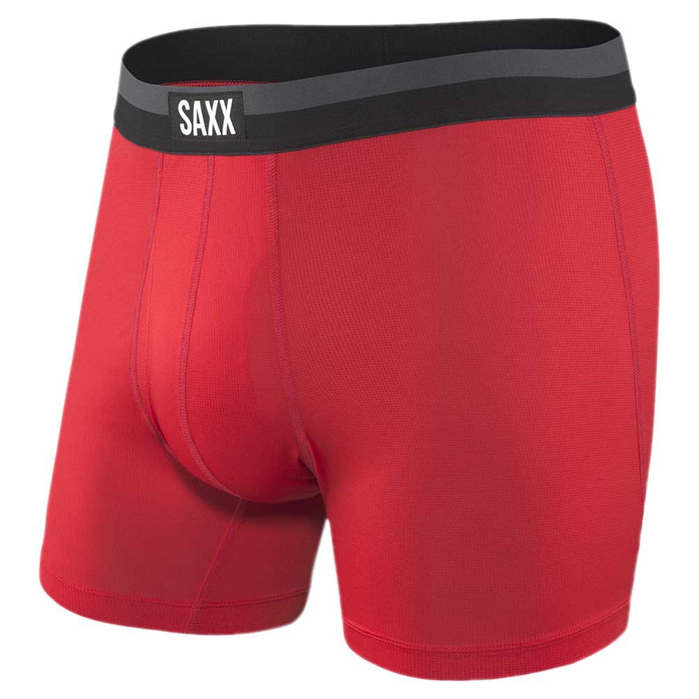Saxx Underwear Sport Mesh Fly S Red