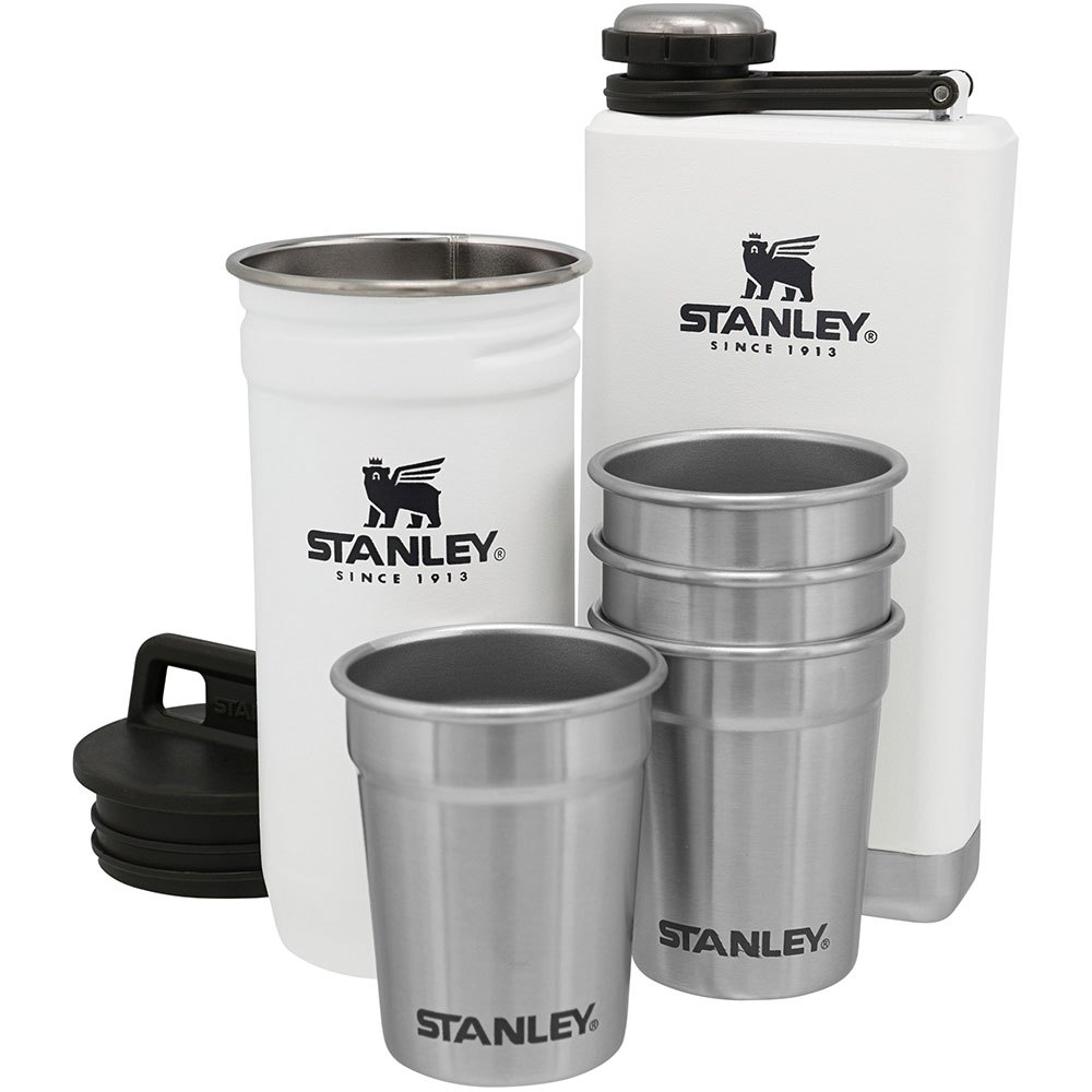 Stanley Set 4 Glasses 590ml + Hip Flask Adventure One Size White
