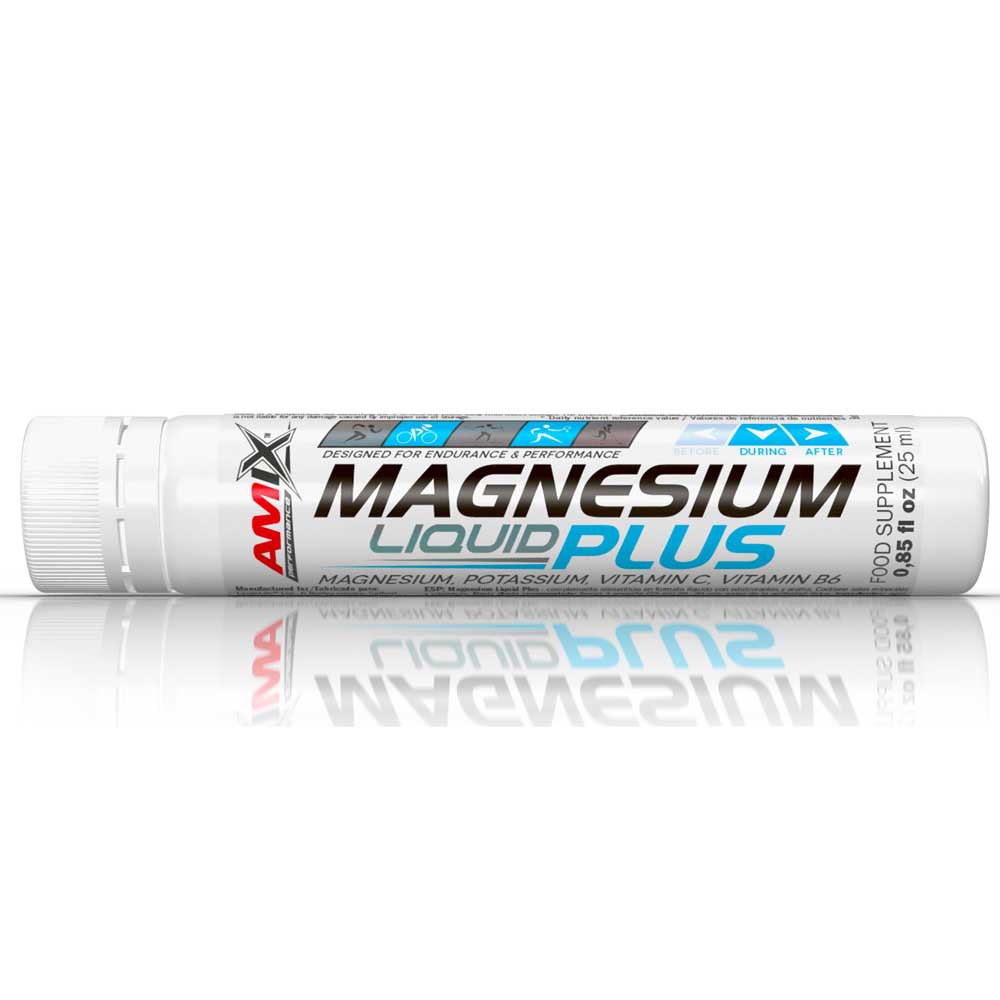 Amix Magnesium Plus Liquid 25ml 20 Units Lemon One Size