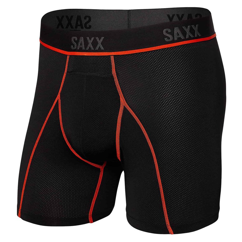 Saxx Underwear Kinetic Hd Brief S Black / Vermillion