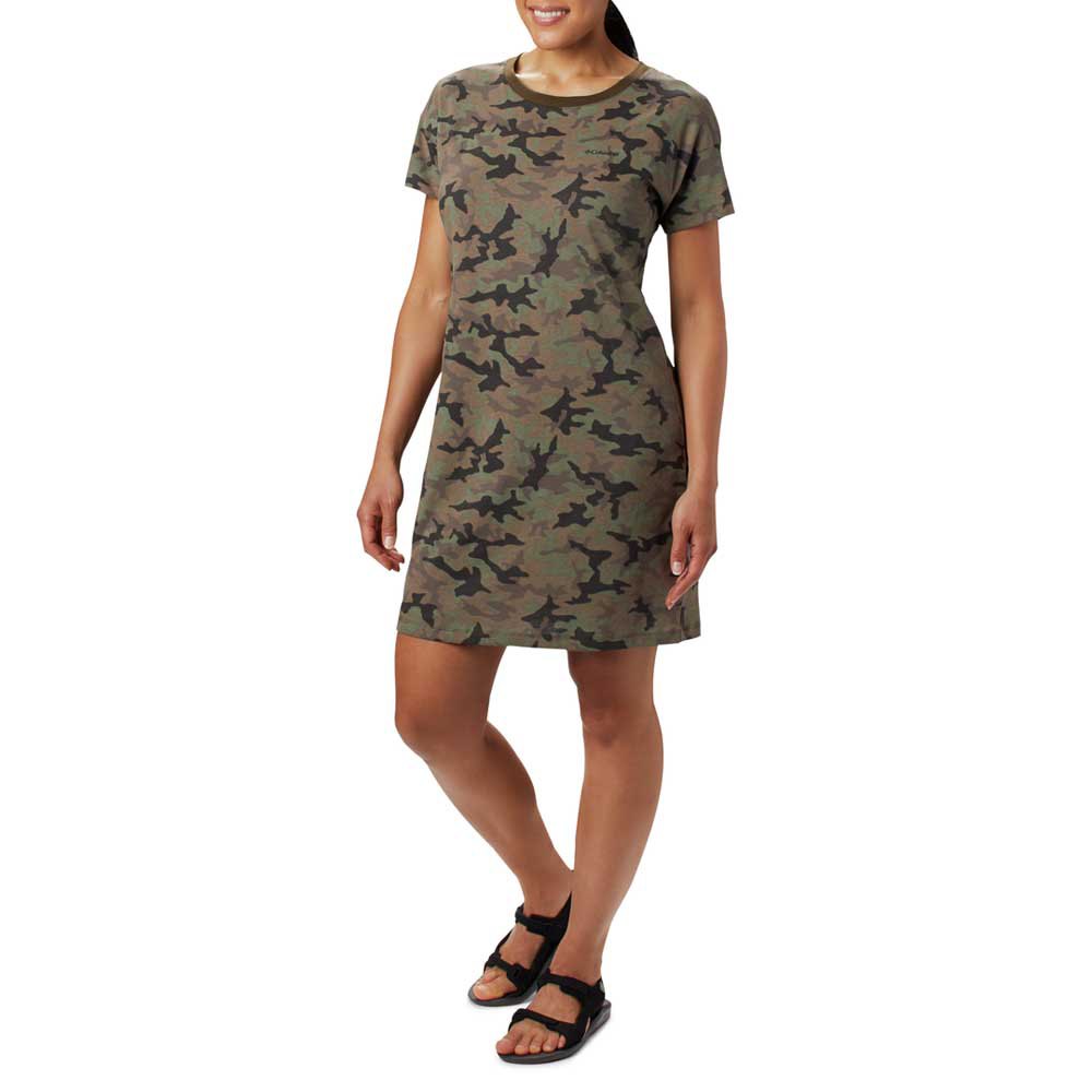 Columbia Park Printed XS Olive Green