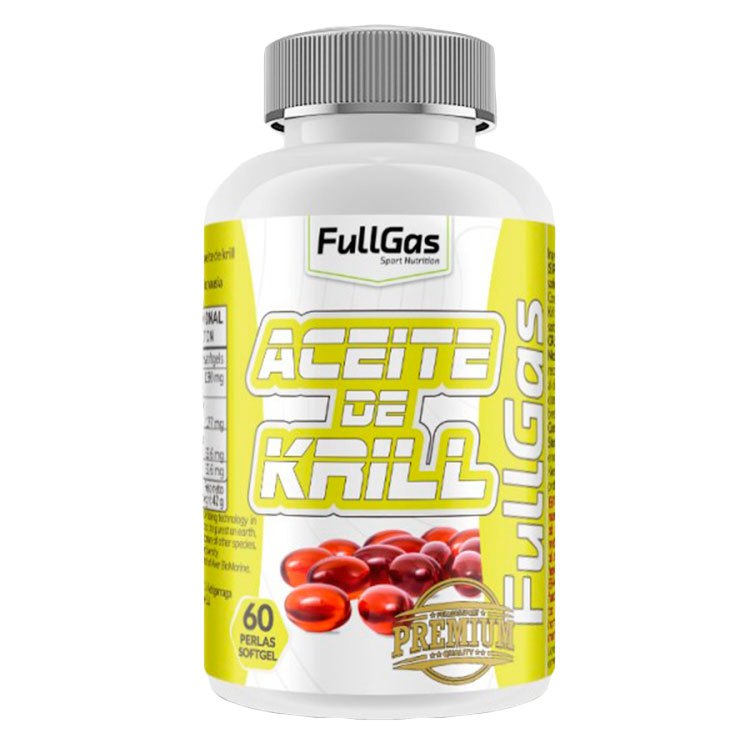 Fullgas Superba Krill Oil 60 Units Without Flavour One Size