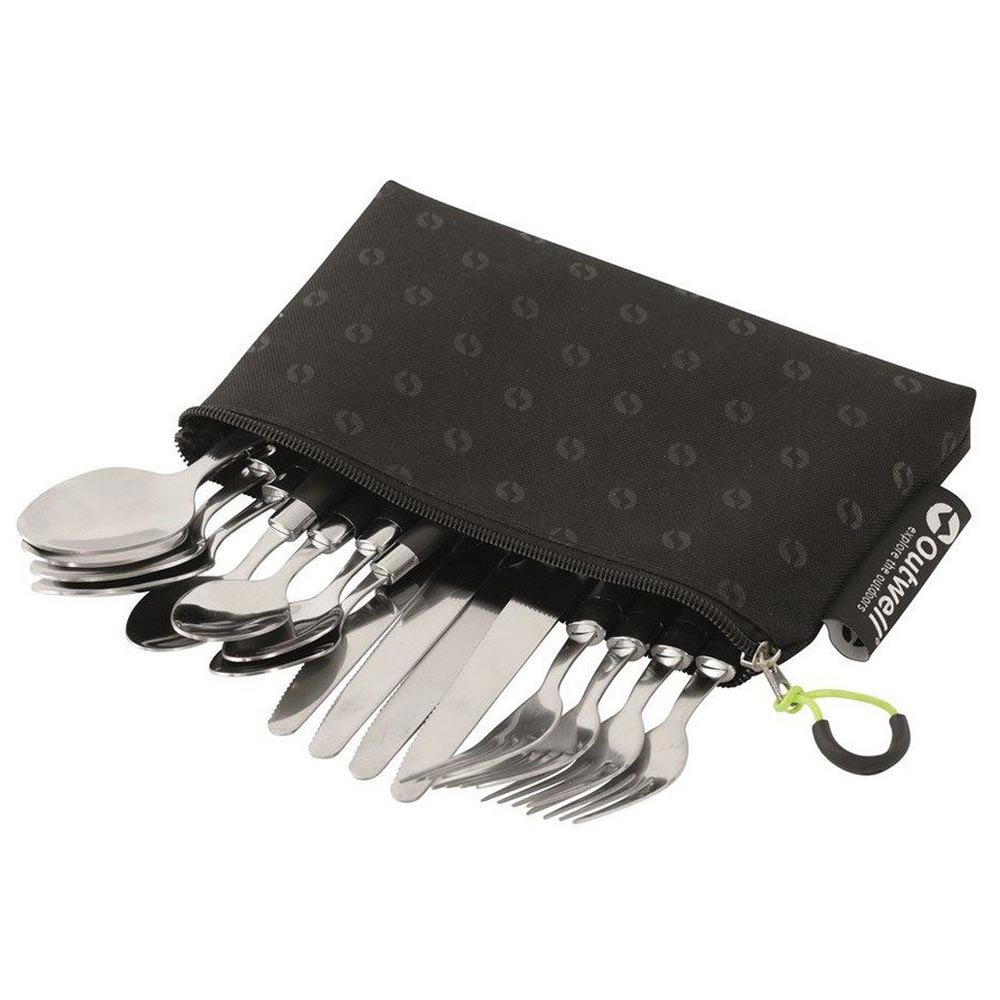 Outwell Pouch Cutlery Set One Size Black