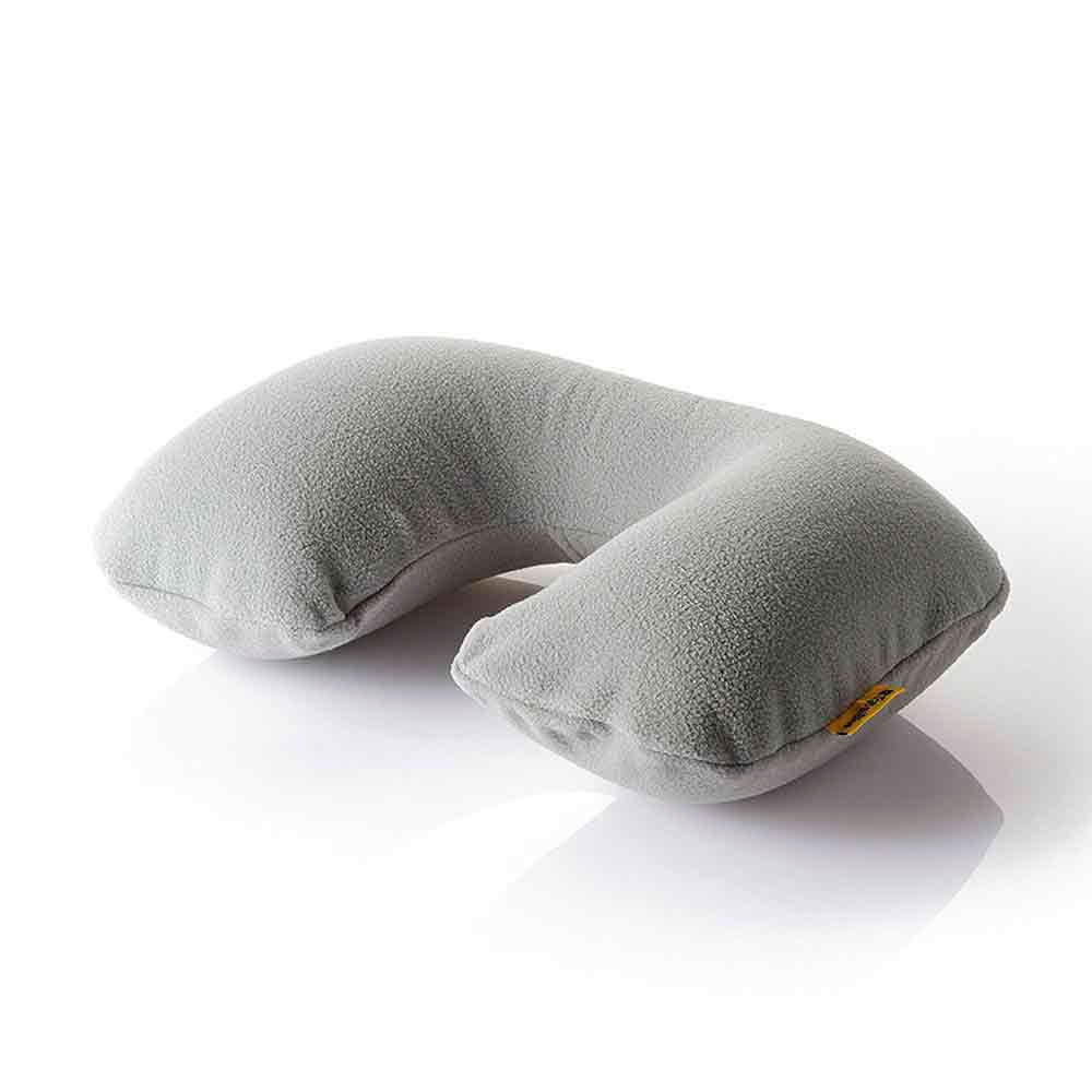 Travel Blue Fleecy Inflatable Travel Neck Pillow One Size Grey